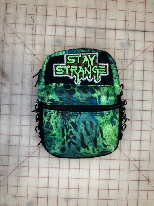 Stay Strange Green bag